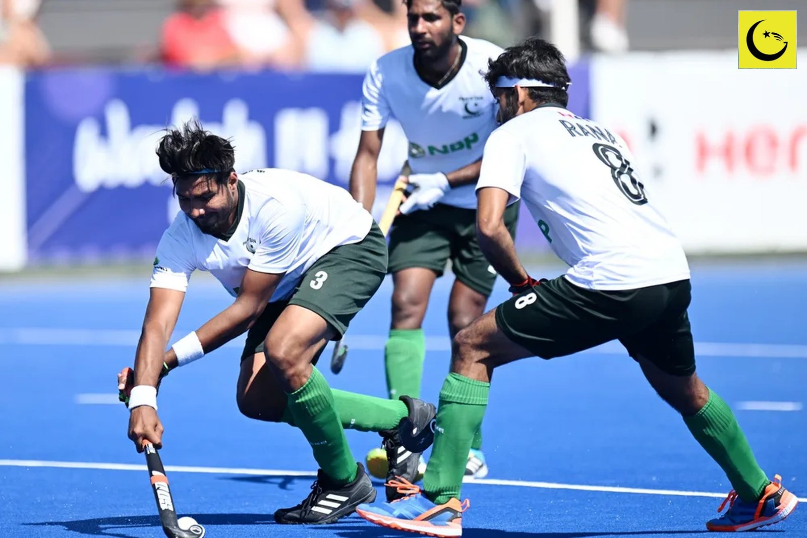 Pakistan players in action as the Pakistan Hockey League launches to revive the national sport