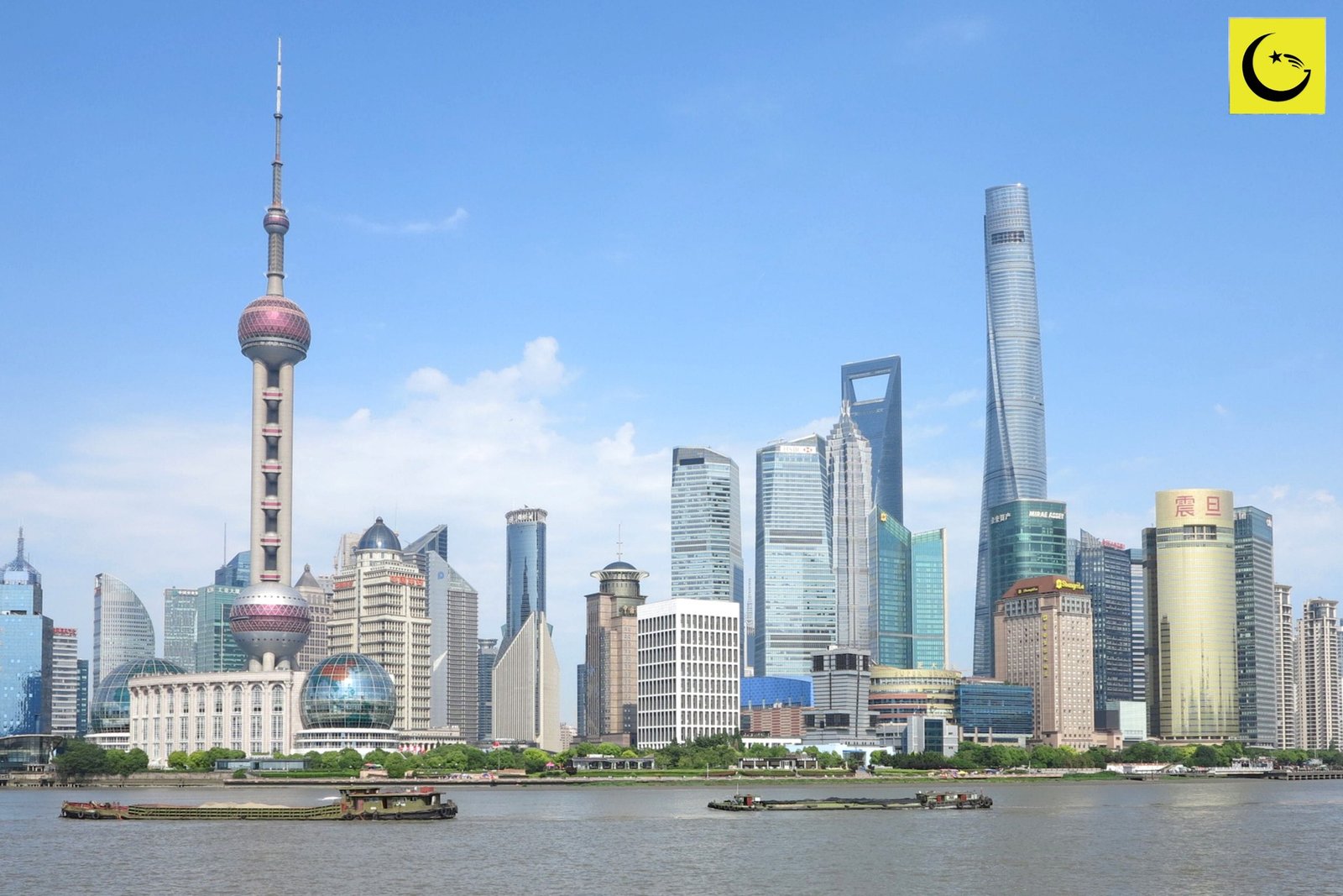 Shanghai skyline at the Sindh Shanghai Investment Conference, where 34 MoUs were signed