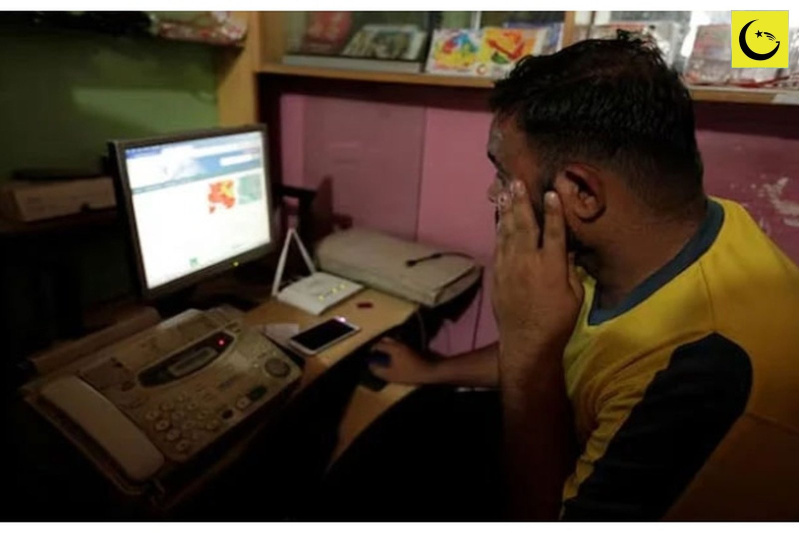Pakistan freelancing ranking 2026: freelancer at a computer in Islamabad, file photo