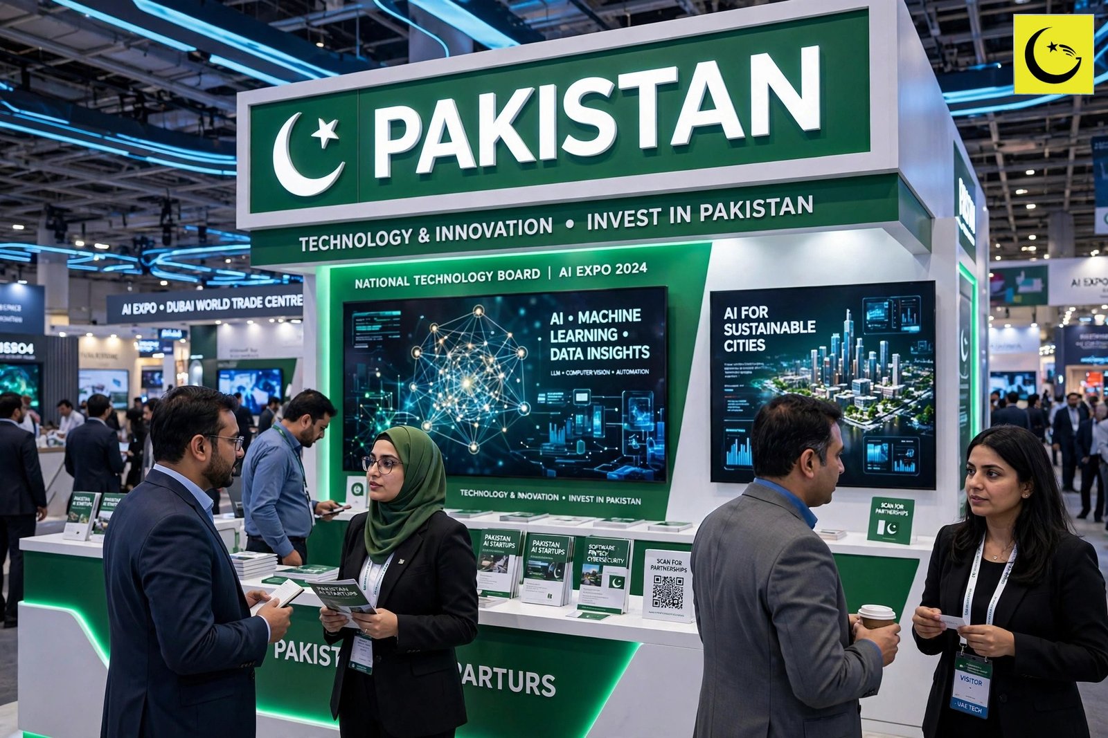 Pakistan IT exports UAE: Pakistan Pavilion showcasing AI solutions at AI Everything Global 2026 in the UAE
