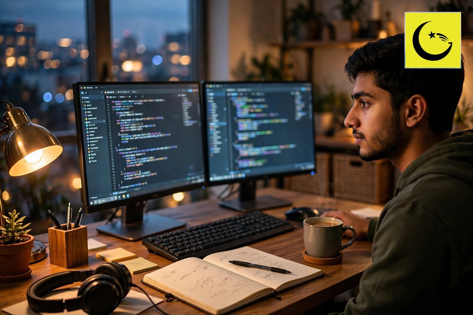 Pakistani freelance developer at work — best countries to hire freelancers
