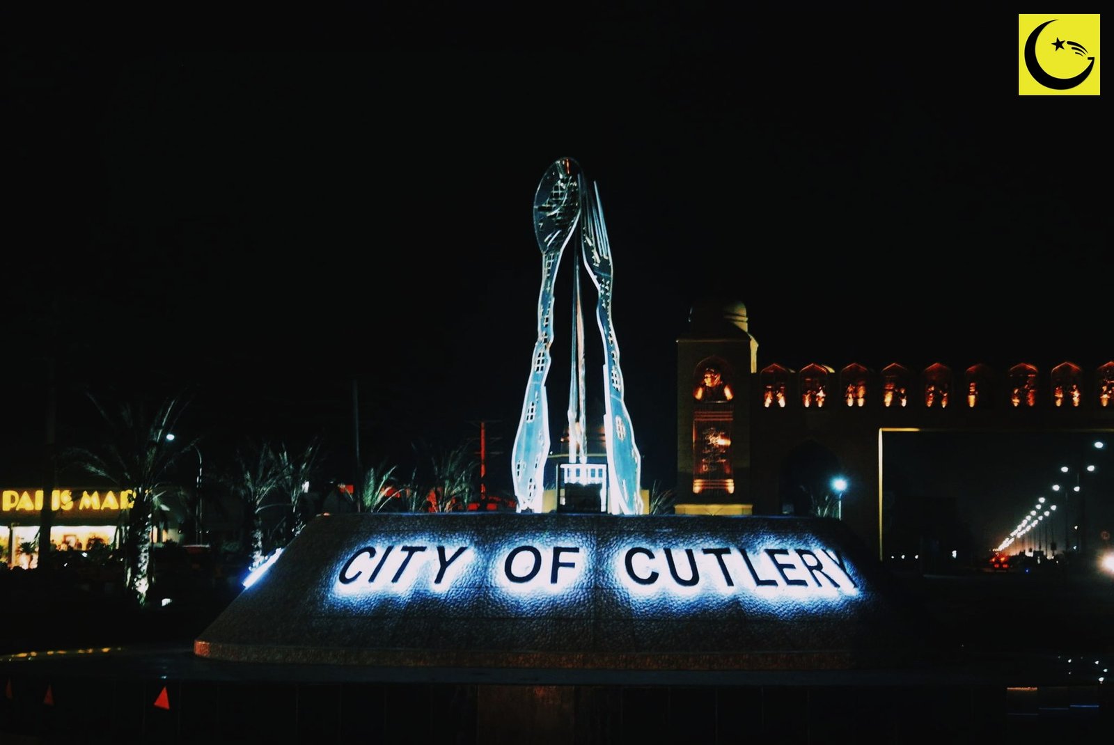 The gateway to Wazirabad, the Punjab city at the heart of Pakistan's cutlery exports industry