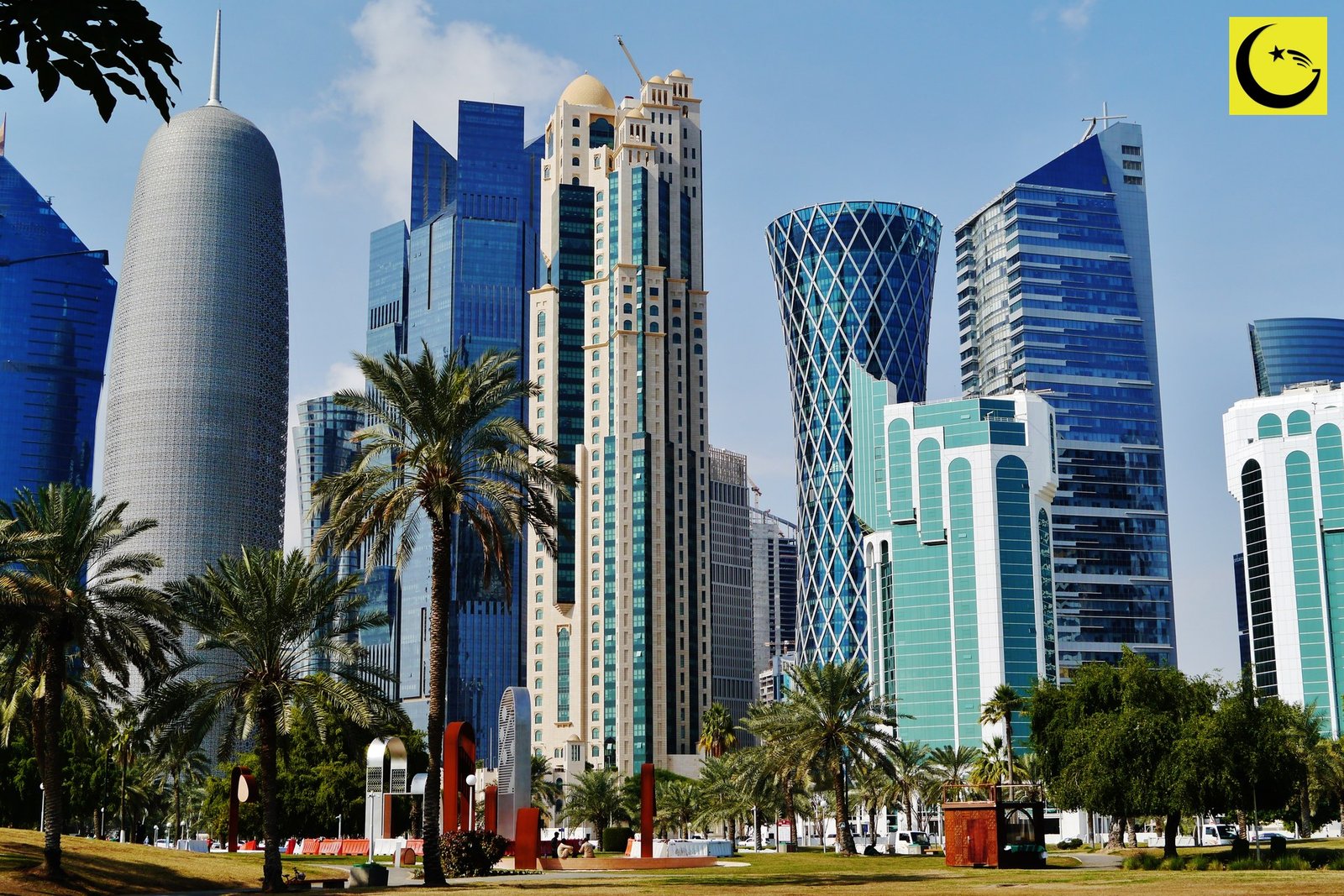 Pakistan GCC free trade agreement talks in Doha: the Doha skyline, Qatar